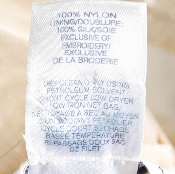 *$11,790 NEW R18 OSCAR DE LA RENTA CHAMPAGNE GOLD LEAF BEAD GOWN US 6, 12 - Picture 11 of 15